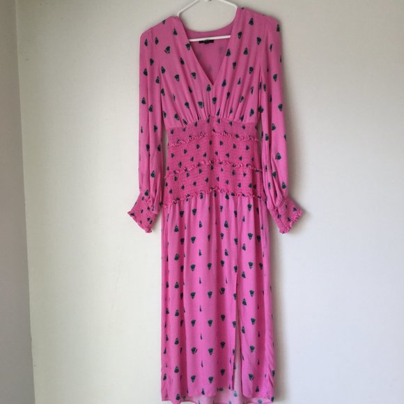 afrm pink dress